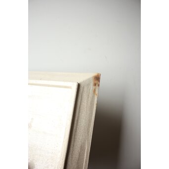 美術商 貴多川箱 醍醐窯 島荷平造 楽きく唐草四方皿　P566 