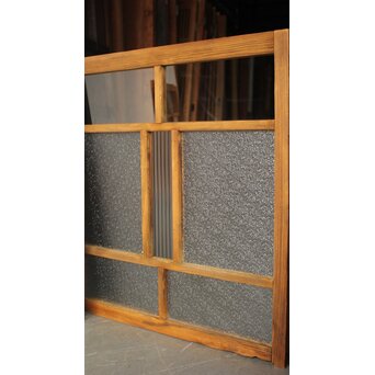 枯れた小型ガラス戸 2枚1組　GD0298 