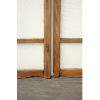 枯れた小型ガラス戸 2枚1組　GD0298 