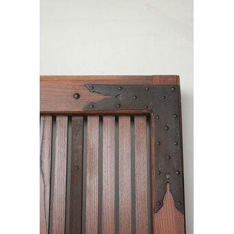 総欅格子蔵戸　W0209 