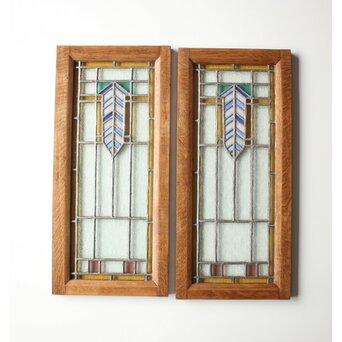 ステンドガラス 2枚1組　GD0299