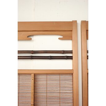 竹装飾 簀戸 4枚1組　F281 