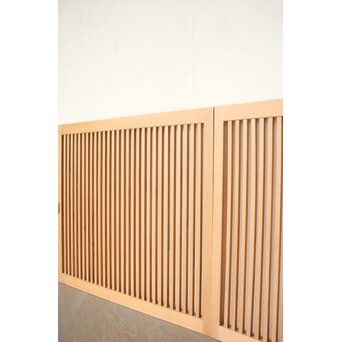 小型 白木格子戸 2枚1組　L1176 