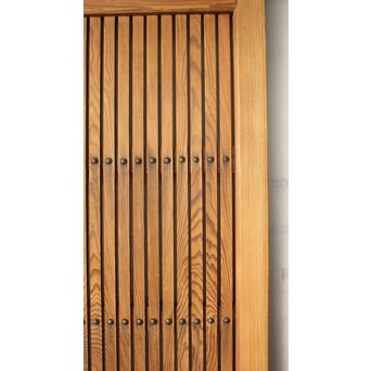 美杢 幅広格子蔵戸　W0210 