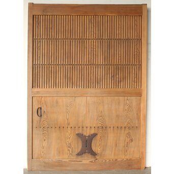 美杢 幅広格子蔵戸　W0210