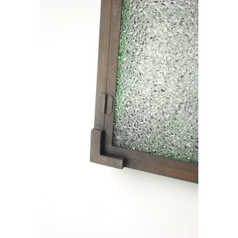 アールデコ ダイア緑色ガラス シャンデリア照明　A0516Y 