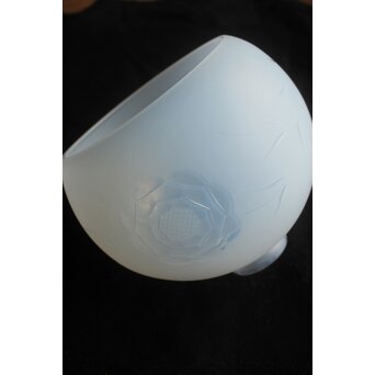 オパールセントガラス 切子電笠　A0518 