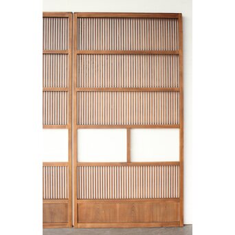 クリアガラス格子戸 2枚1組　L1178 