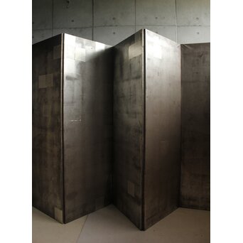 銀屏風 六曲一双　Z692 