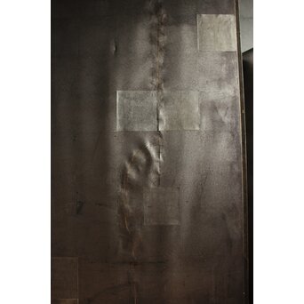 銀屏風 六曲一双　Z692 破れの修復