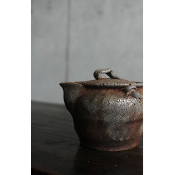 古手か 備前焼 宝瓶 急須　P573 