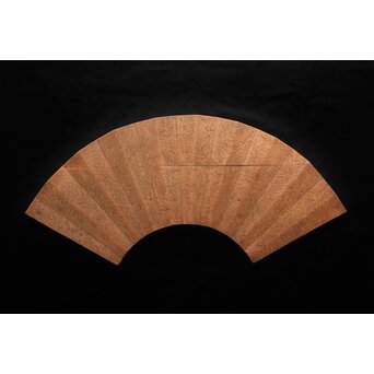 総玉杢 扇型 州浜台　X604