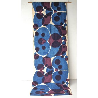 柚木沙弥郎 注染水玉文布　U384