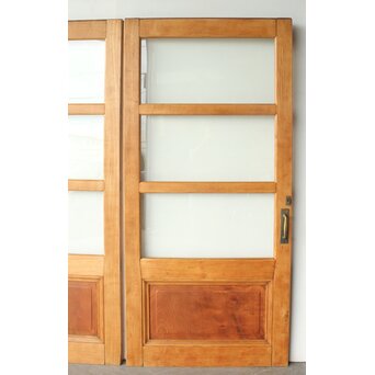 楢のクリアガラス戸 2枚1組　GD0302 