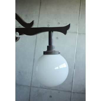 民藝好 木製二灯照明　A0519 