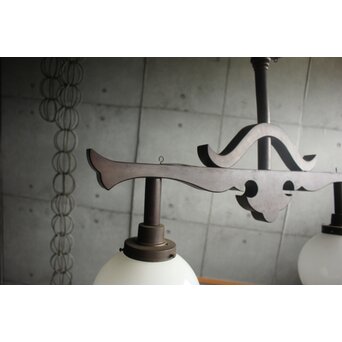 民藝好 木製二灯照明　A0519 