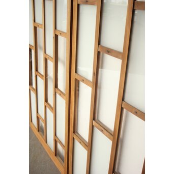 あみだ模様 市松ガラス戸 2枚1組　GD0308 