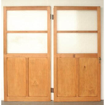 ダイアガラスドア 観音開き 2枚1組　GD0315 ウラ