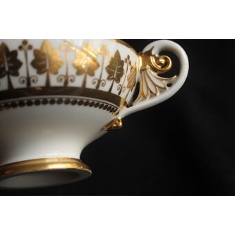 セーブル陶磁器 1815年～ ナポレオン～ルイ18世時代 金彩ティーカップ　P602 