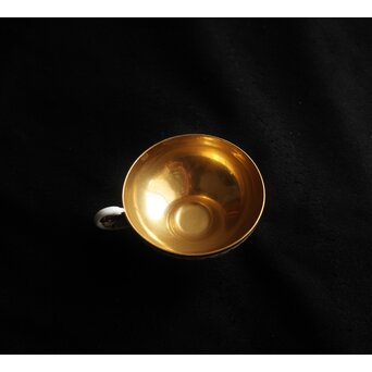 セーブル陶磁器 1815年～ ナポレオン～ルイ18世時代 金彩ティーカップ　P602 