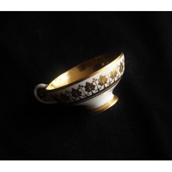 セーブル陶磁器 1815年～ ナポレオン～ルイ18世時代 金彩ティーカップ　P602