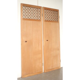 両面ガラス 組子雪隠戸 2枚1組　GD0322