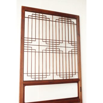 五鈷杵ガラス 組子建具 2枚1組　GD0323 