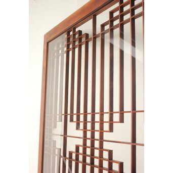 五鈷杵ガラス 組子建具 2枚1組　GD0323 