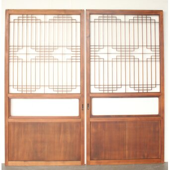 ガラス組子建具 2枚1組　GD0324 