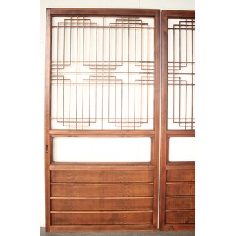 ガラス組子建具 2枚1組　GD0324 