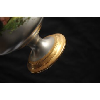 セーブルスタイル 花瓶一対 人物天使　P612 