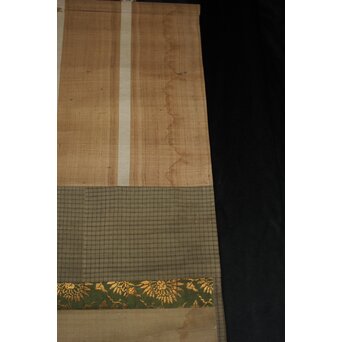 頼春水【一言如泰山】一行書 絹本掛軸　Z748 