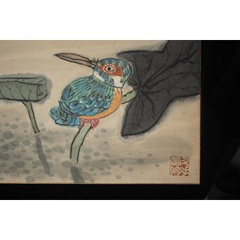 粛粲寶/しゅくさんぽう) 大色紙「翡翠図」Z749 