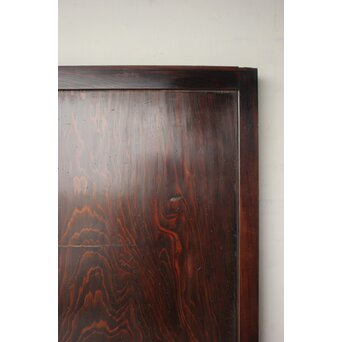 割れあり 欅框 杉板味の一枚板戸 2枚1組　B1113 