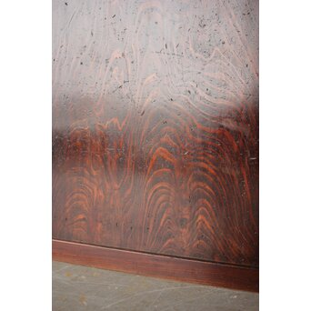 割れあり 欅框 杉板味の一枚板戸 2枚1組　B1113 