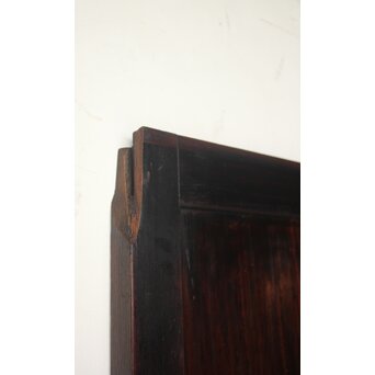 割れあり 欅框 杉板味の一枚板戸 2枚1組　B1113 