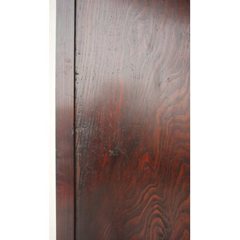 割れあり 欅框 杉板味の一枚板戸 2枚1組　B1113 