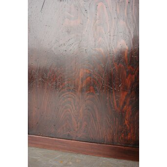 割れあり 欅框 杉板味の一枚板戸 2枚1組　B1113 