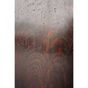 割れあり 欅框 杉板味の一枚板戸 2枚1組　B1113 