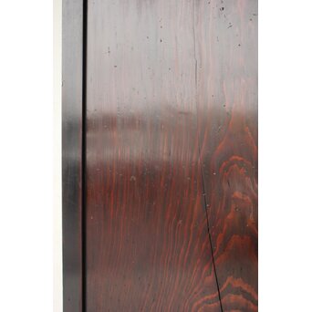 割れあり 欅框 杉板味の一枚板戸 2枚1組　B1113 