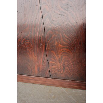 割れあり 欅框 杉板味の一枚板戸 2枚1組　B1113 