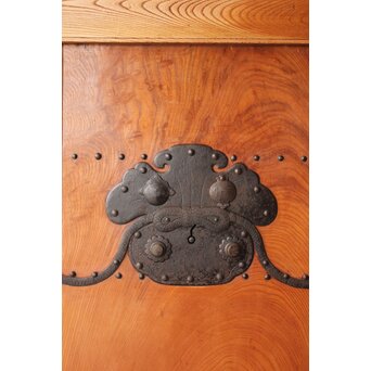 総欅 巾着蔵戸　W0226 