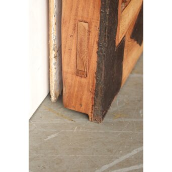 総欅 巾着蔵戸　W0226 