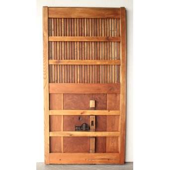 総欅 巾着蔵戸　W0226 ウラ