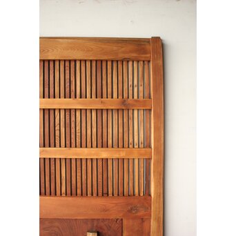 総欅 巾着蔵戸　W0226 