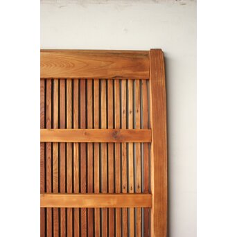 総欅 巾着蔵戸　W0226 