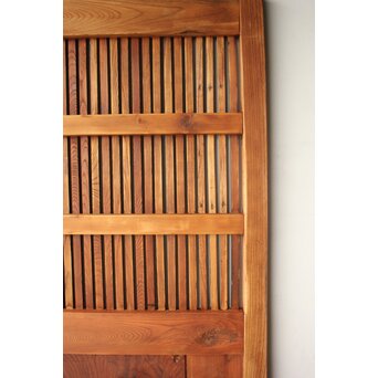 総欅 巾着蔵戸　W0226 