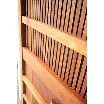 総欅 巾着蔵戸　W0226 