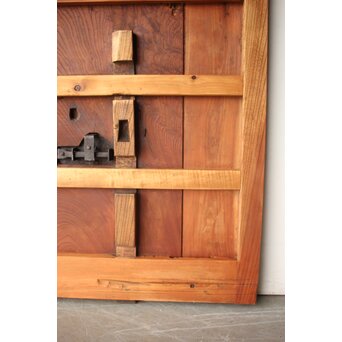 総欅 巾着蔵戸　W0226 