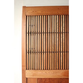 総欅 巾着蔵戸　W0226 